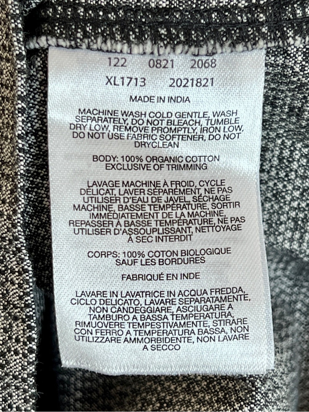 Columbia Organic Cotton Small Dress Coastal Grandmother Minimalist Pocket Dress - Picture 4 of 7
